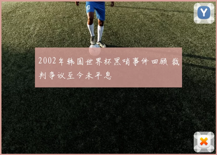 2002年韩国世界杯黑哨事件回顾 裁判争议至今未平息